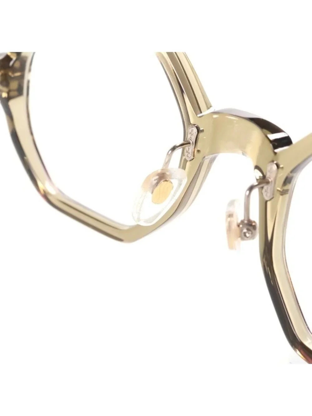 Chrome Hearts Clitco-a Octagon Frame Sunglasses Olive Eyewear